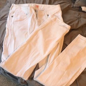 EUC g by guess white straight leg